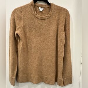 J. Crew Women's Warm Camel Crew Neck Sweater